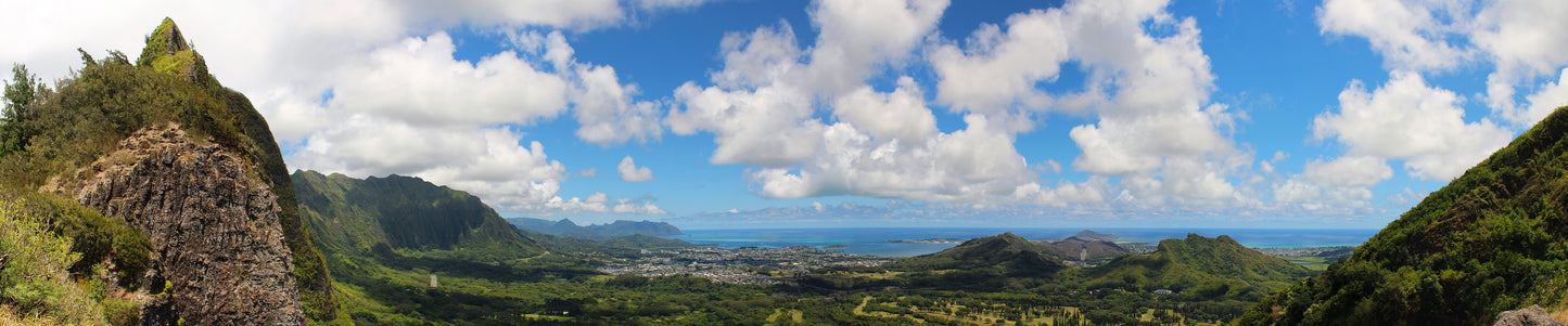 PALI LOOKOUT - WINDWARD VIEW