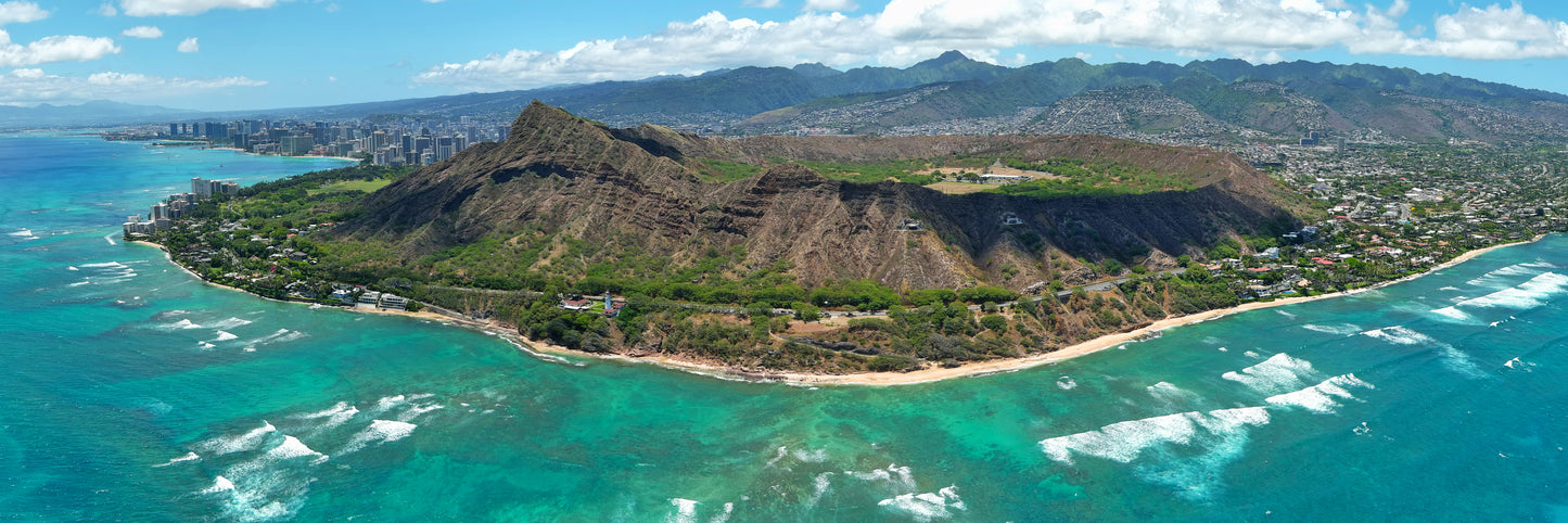 8"x24"- MINI-PANO OF PROFILE OF LEAHI