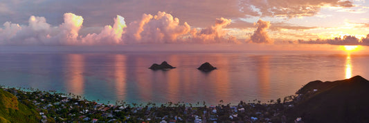 8"x24"- MINI-PANO OF LANIKAI REFLECTIONS