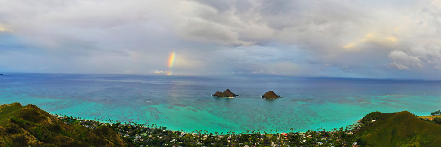 8"x24"- MINI-PANO OF RAY OF HOPE LANIKAI