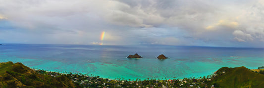 8"x24"- MINI-PANO OF RAY OF HOPE LANIKAI